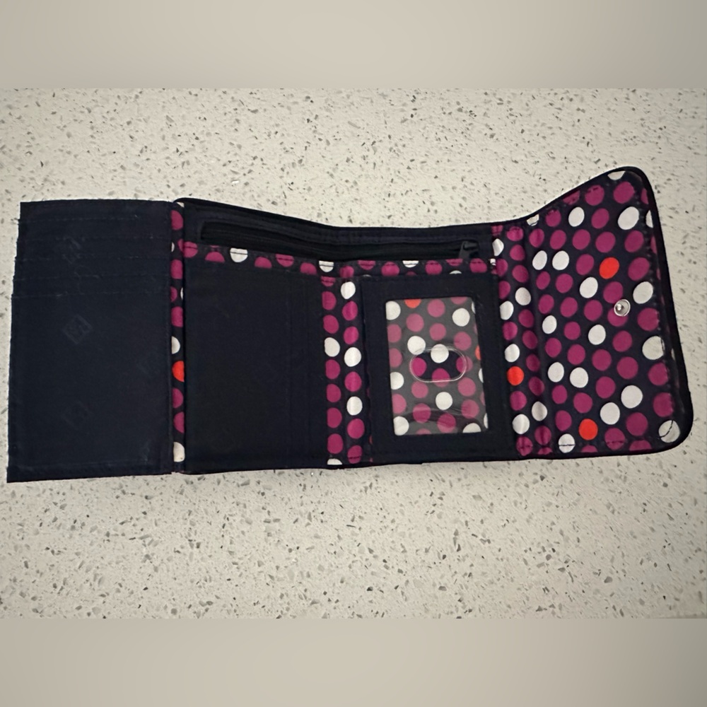 Vera Bradley RFID Quilted Floral Wallet with Security Protection - Picture 6 of 10